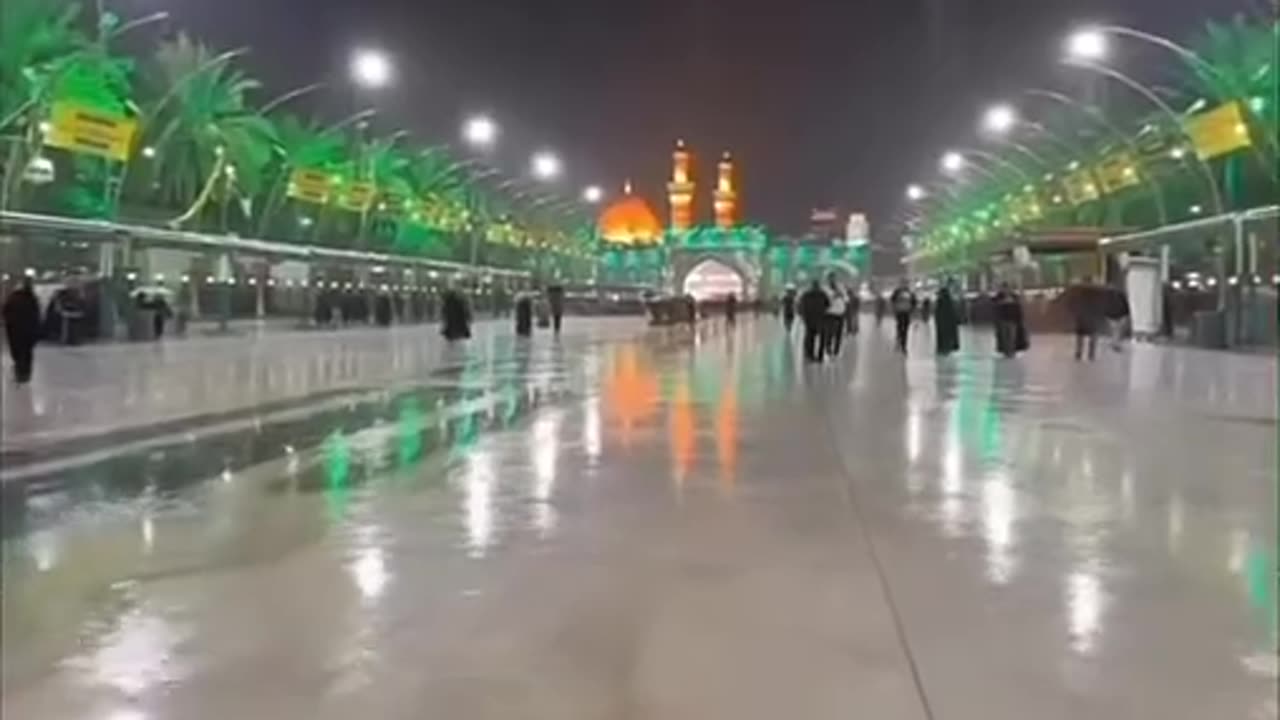 Prayer on the holy shrine of Hazrat Imam Hussain A.S