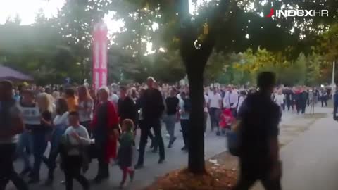 Prosvjed Hrvata u Mostaru zbog izbora Komšića u predsjedništvo BiH