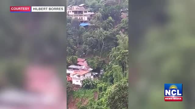 Landslide sa Sitio Grahe, Brgy. Busay, Cebu City; mga bahay, natabunan