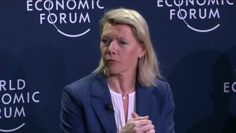 Norwegian finance CEO Kjerstin Braathen at WEF 2022