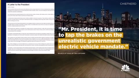 "We're now backed up to 12 months with EVs. Consumers don't want them."