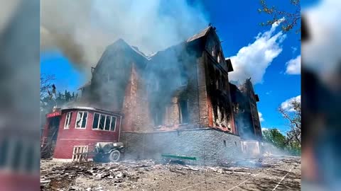 Ukraine War - Unique footage of the methodical destruction by our artillery