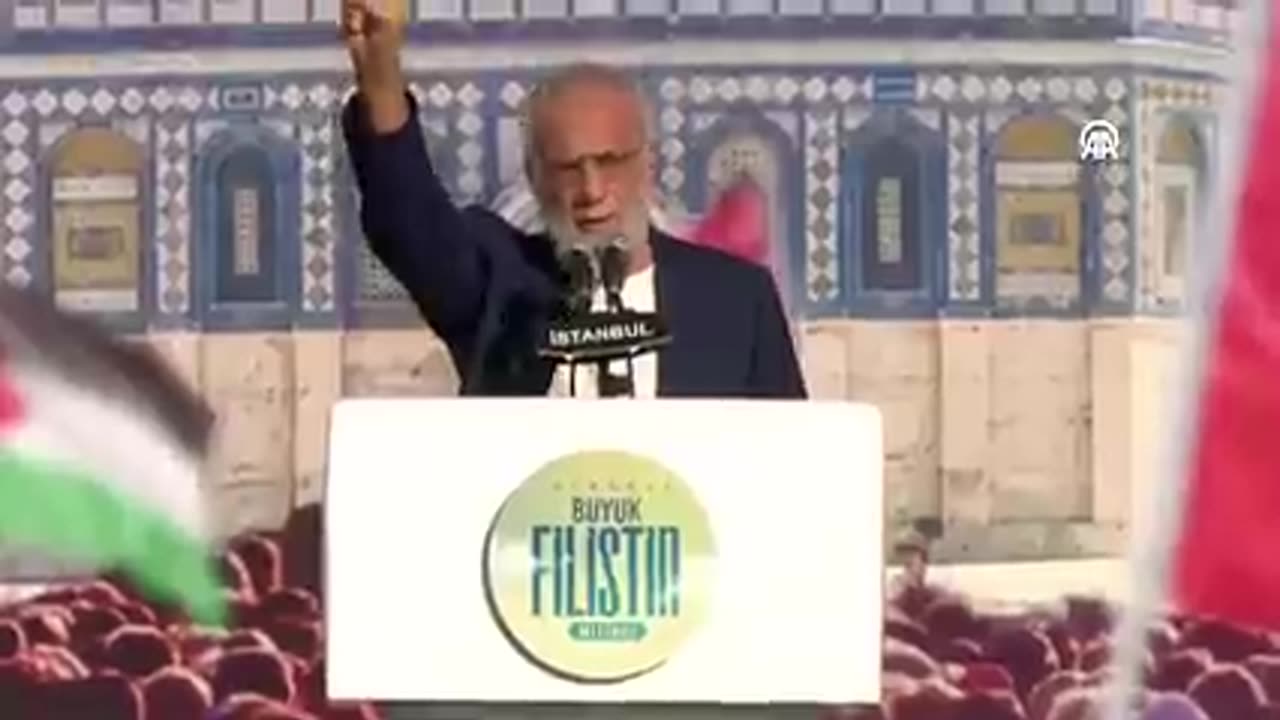 World-renowned artist Yusuf Islam made a speech at the "Great Palestine Rally"