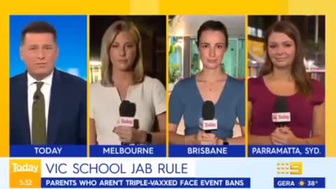 Karl and Co. Talks about 3rd shot requirement for parents & carers to attempt Vic schools.