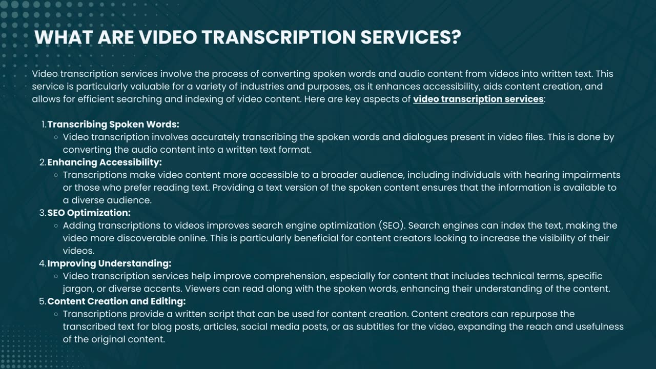 Unlocking the Power of Video Transcription Services: Accurate, Efficient, and Seamless