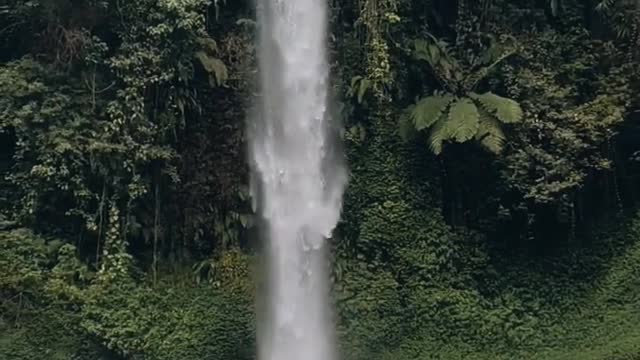 romantic at the waterfall