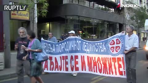 U Beogradu održan marš protiv LGBT zajednice