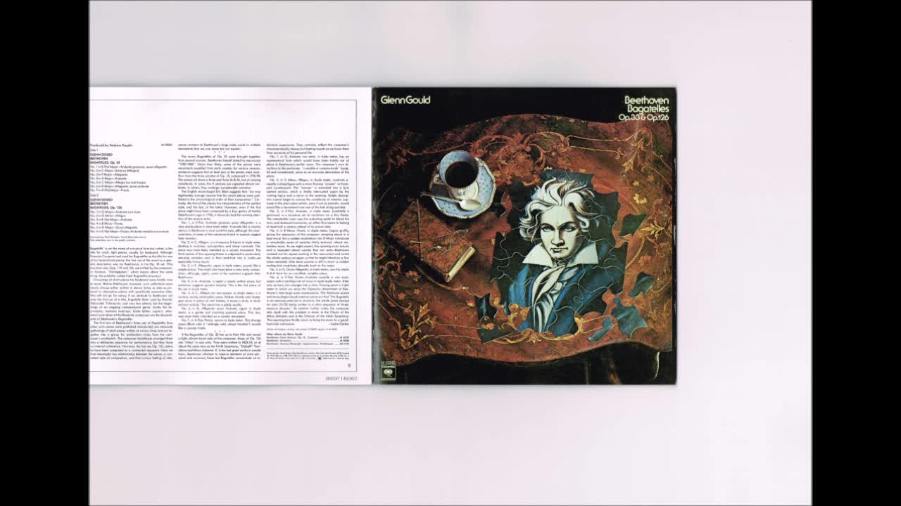 Beethoven - Bagatelles op.33 Gould