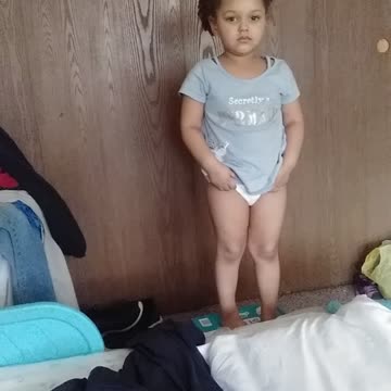 Baby girl wants tape