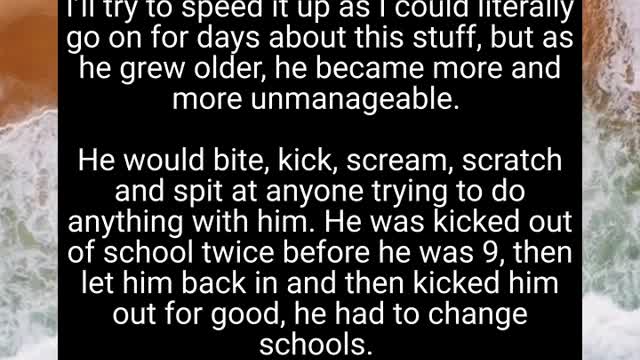 I stood by and allowed my wife to almost kill our son. I was happy she did it Pt. 2