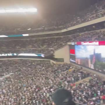 Crowd Joins Together At Eagles Game To BOO Jill Biden
