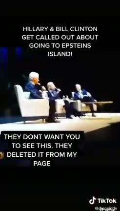 Hillary & Bill Clinton get CALLED OUT for going to EPSTEINS ISLAND