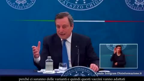 Covid19, vaccini: Draghi, piano satanico per la nuova umanità