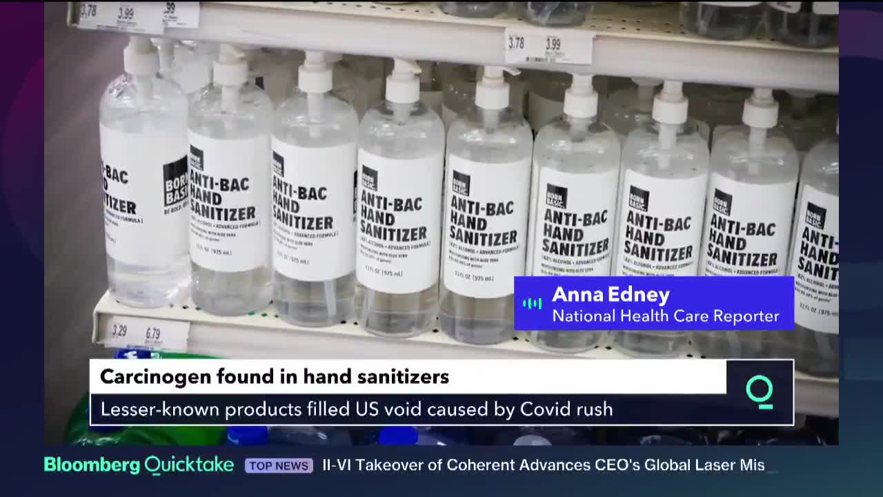 A carcinogen was found in some hand sanitizers used to ward off Covid