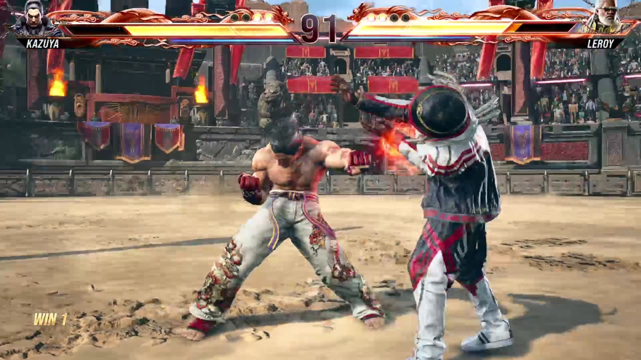 Tekken 8 - Kazuya VS Leroy First to 4 Wins