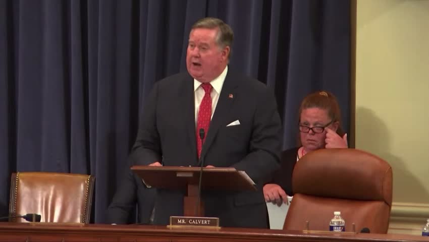 Rep. Ken Calvert Opening Remarks at Defense Appropriations Markup