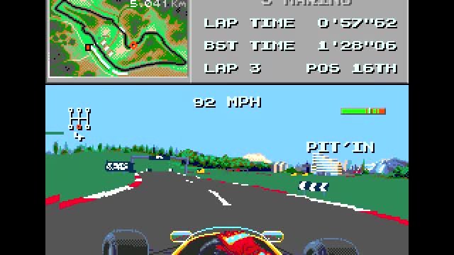 F1 World Championship (Sega Mega Drive) - San Marino GP