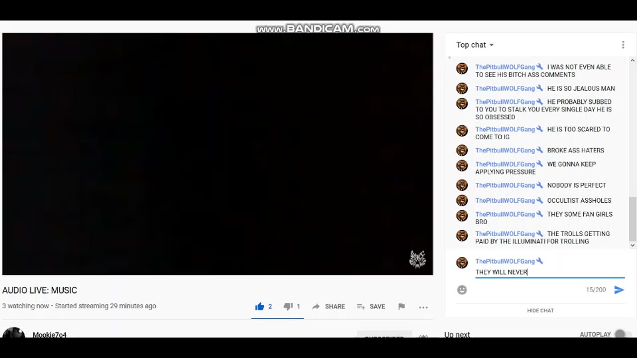 Mookie7o4 Youtube Stream ☞ Jealousy ☜ August 6th 2020