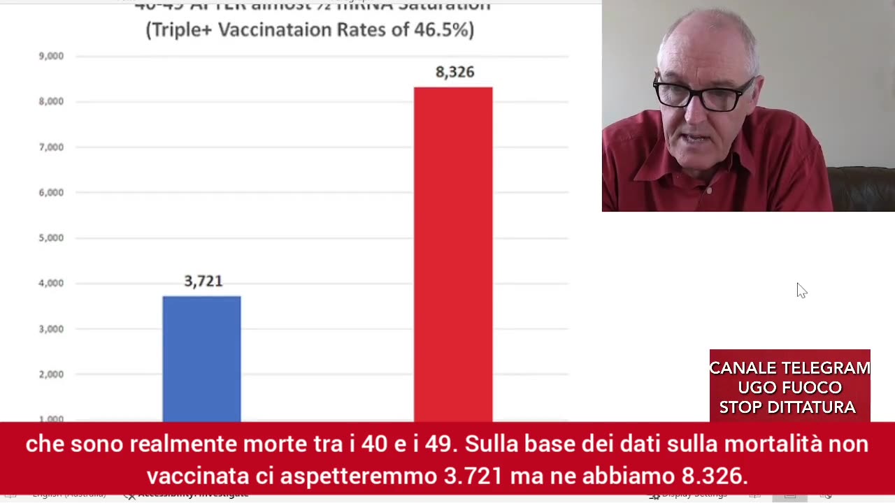 "MUOIONO I VACCINATI NON I "NOVAX".