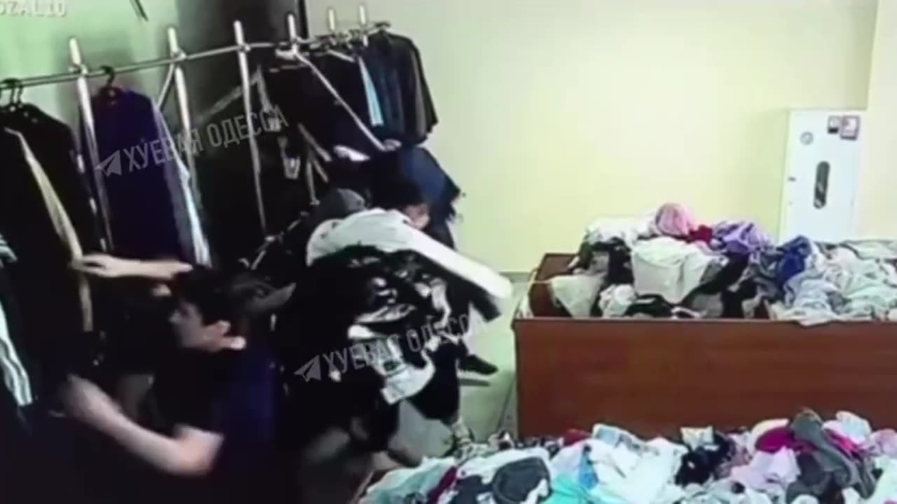 Ukrainians assault second-hand stores in Odessa