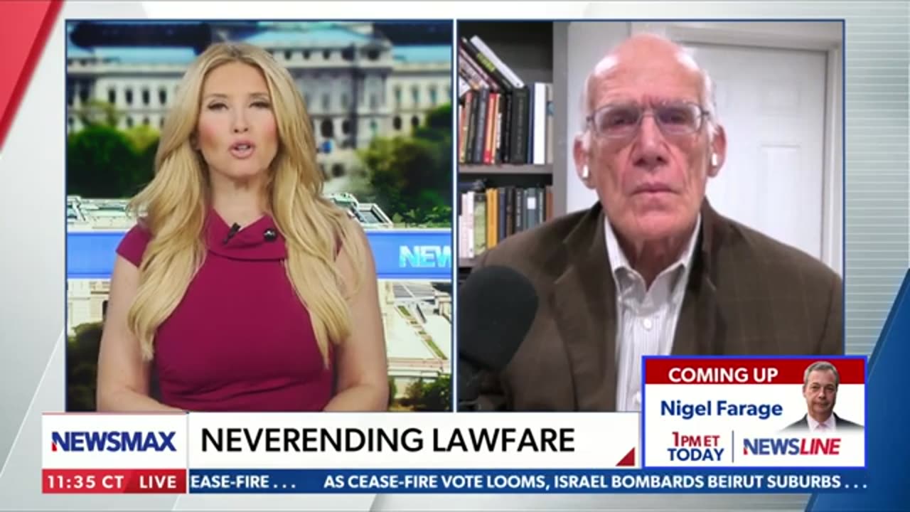 NEWSMAX Lawfare against Trump was 'all coordinated' Victor Davis Hanson
