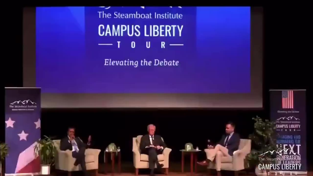 Vivek schools John Bolton on the Deep State. This is from an event held yesterday in Steamboat..