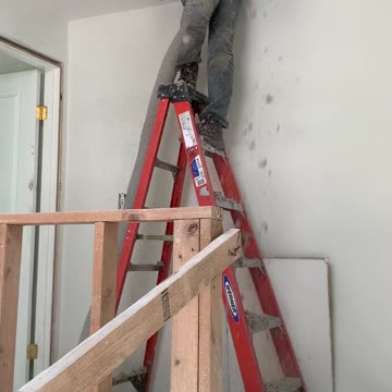 Massive Remodel - Week 6 Day 5 - Blown in insulation part 3