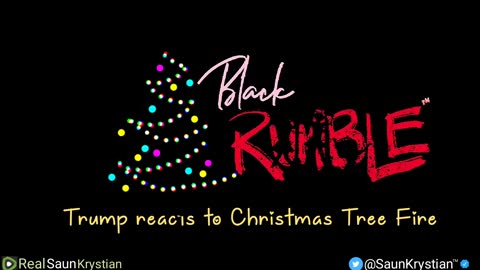 Fox Christmas tree on fire. Trump responds to terror attack from the radical left