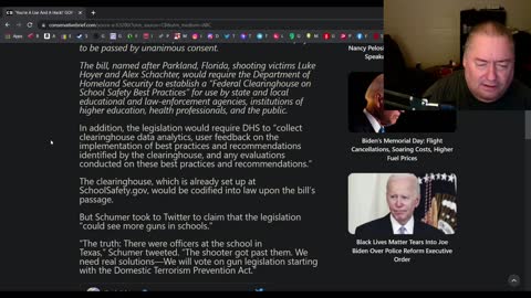 Cuck Schumer blocks bill to protect children in schools