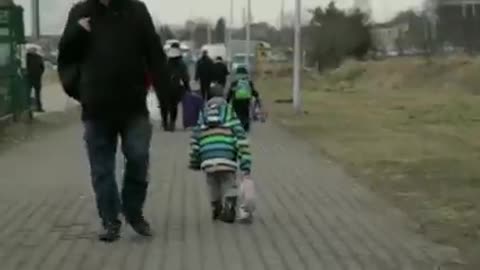 Kinder auf der Flucht
