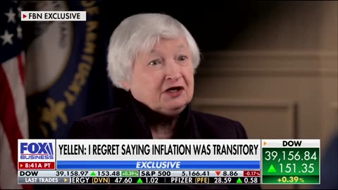 Yellen on inflation: "I regret saying it was transitory"