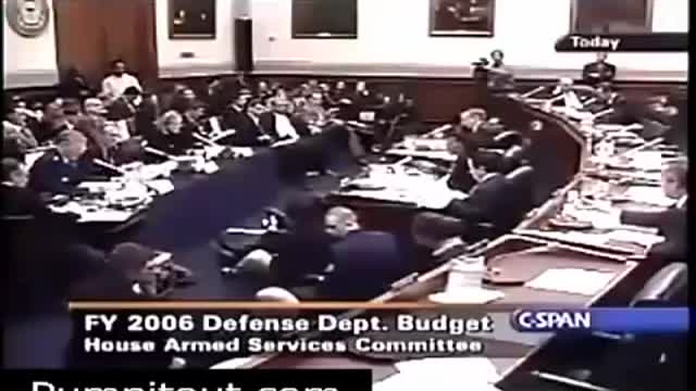 Cynthia McKinney questions Donald Rumsfeld about the missing Trillions, Human Trafficking & 9/11