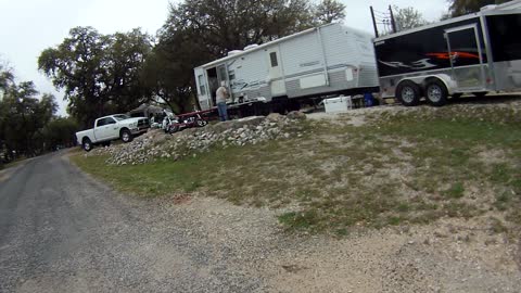 RV camping in Texas Hill country