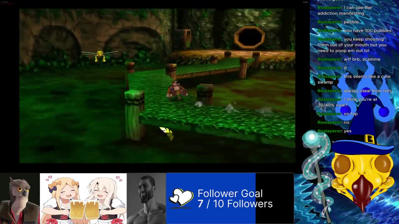 OWL WIZARD VTUBER PLAYS BANJO-KAZOOIE for the first time.