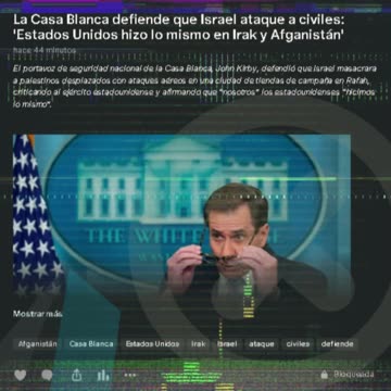 La Casa Blanca defiende que Israel ataque a civiles
