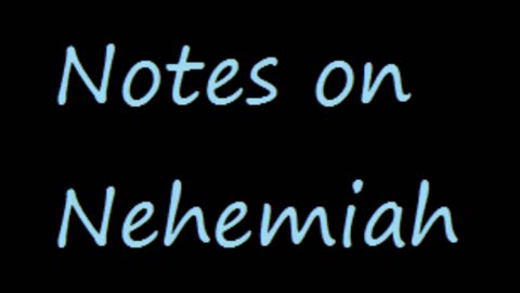 Nehemiah - notes