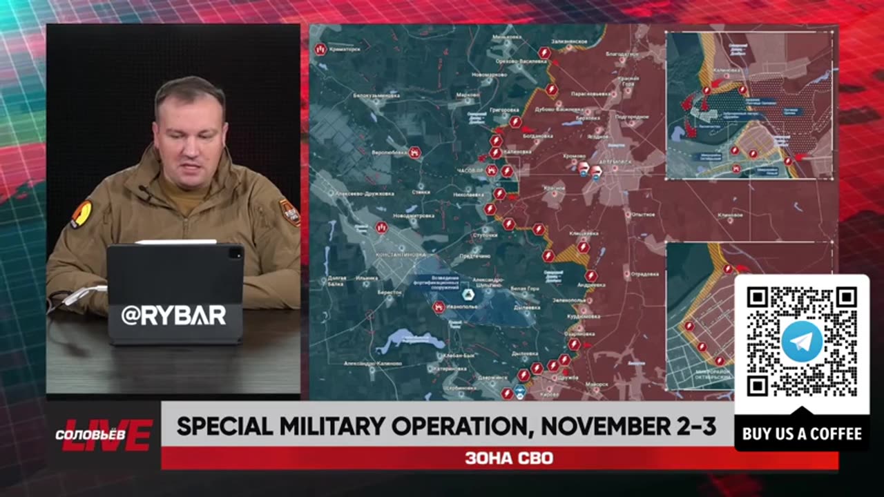 ►🇷🇺🇺🇦🚨❗️⚡️ Rybar Review of the Special Military Operation on Nov.2-3 2024