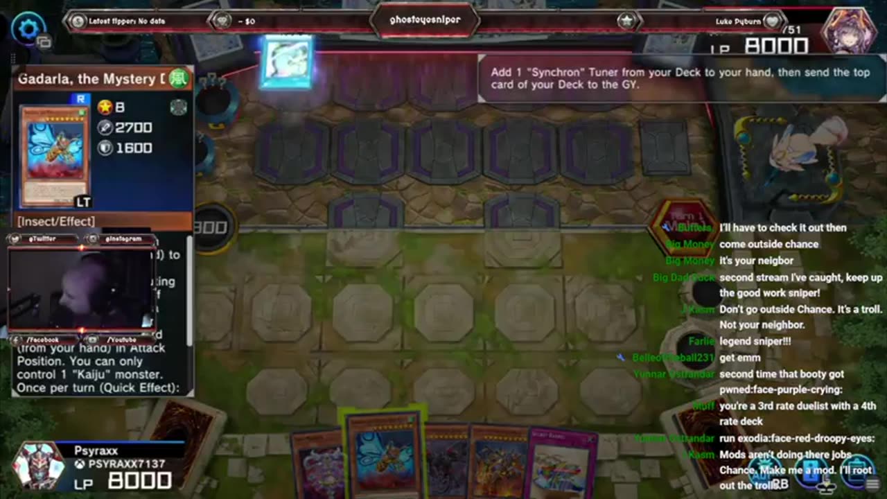 Cyraxx aka Shadowblade YouTube 04-18-24 Yugioh master Duel ranked matches