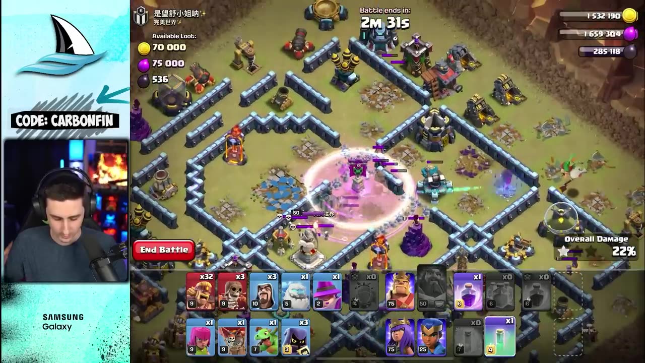 Town Hall 15 Swagged 6 Spells vs Town Hall 16 with Arrow Trick!!