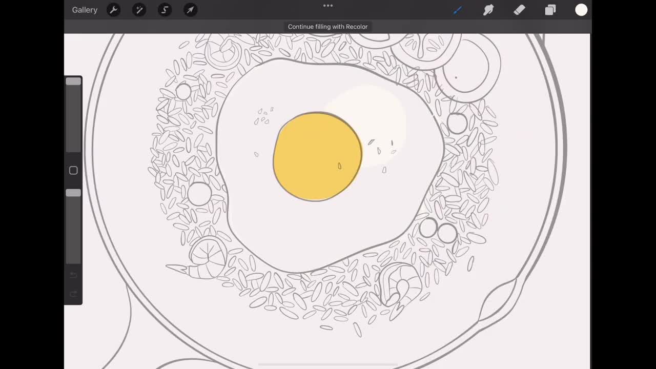 Start Making An Art Version Of Egg Fried Rice