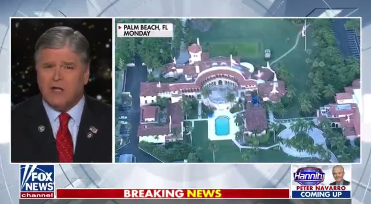 Hannity confirms that the security cameras at Mar-a-Lago were NOT shut off during the FBI raid 👀🍿