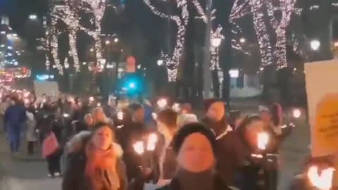 Norway - Oslo Protests Against COVID Tyranny - Jan 22, 2022
