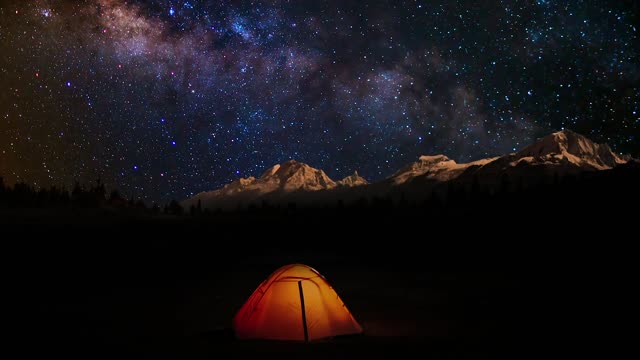 STARS NIGHT EDIT - landscape nature background - Free