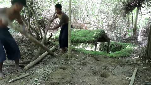 Crude Technology fabricate water channel tank