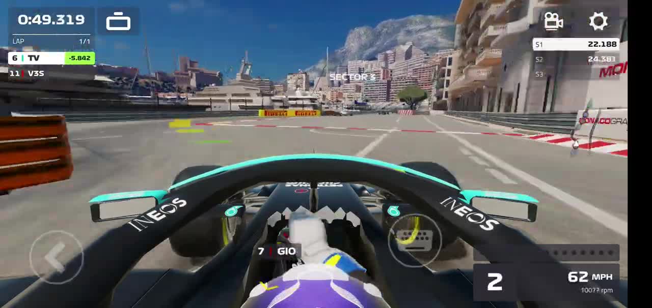 f1 mobile racing Pro league Monaco