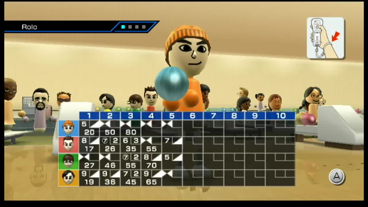 Wii Sports Bowling Game4 Part1