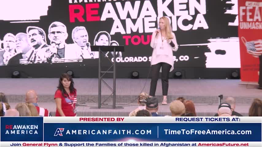 ReAwaken America: Cindy Chafian Speaks On Mom's Of America.