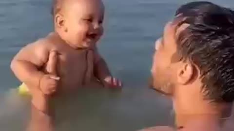 So cute baby laughing 🤩🤩