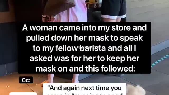 Based White Queen Tells Black Girl “Enough Fuck Your Mask”!