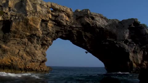 Chris Sharma's Most Spectacular Climb! First Ascent of Es Pontás, Mallorca-9